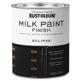 Rust-Oleum 331052 Milk Paint Finish, Quart, Eclipse 32 Fl Oz (Pack of 1)