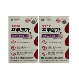 Chong Kun Dang Health Promega Omega 3 Triple Enteric Coated Capsules 60 Capsules 2 Boxes / 종근당건강 프로메가 오메가3 트리플 장용성 캡슐 60캡슐 2박스