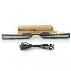 ECAHAYAKU LED Fog lamp DRL Daytime Running Light with Sequential Turn Signal Light Fit for 2012-2015 Toyota Tacoma DRL Front Bumper Driving Headlight Accessories