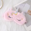 MAIHUO 2 Pcs Unicorn kids Sleep Mask,Child Eye Mask, kids