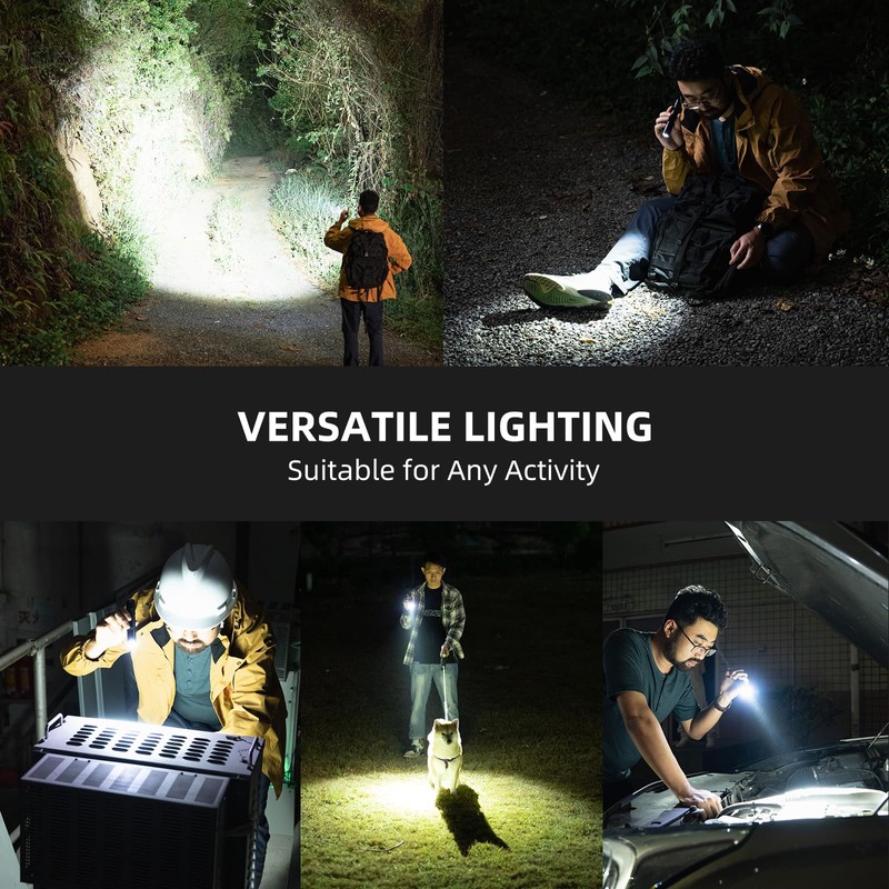 WUBEN L50 Flashlight 1200 High Lumens Tactical Flashlight Pocket Rechargeable