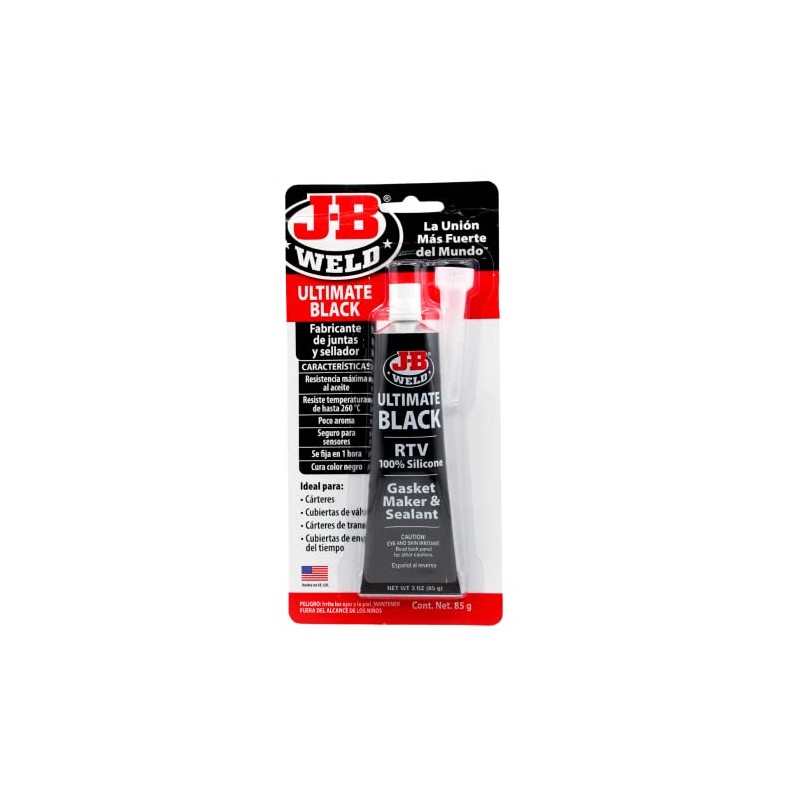 JB WELD Oficial Sellador y Formador de Juntas Negro 32329SPA