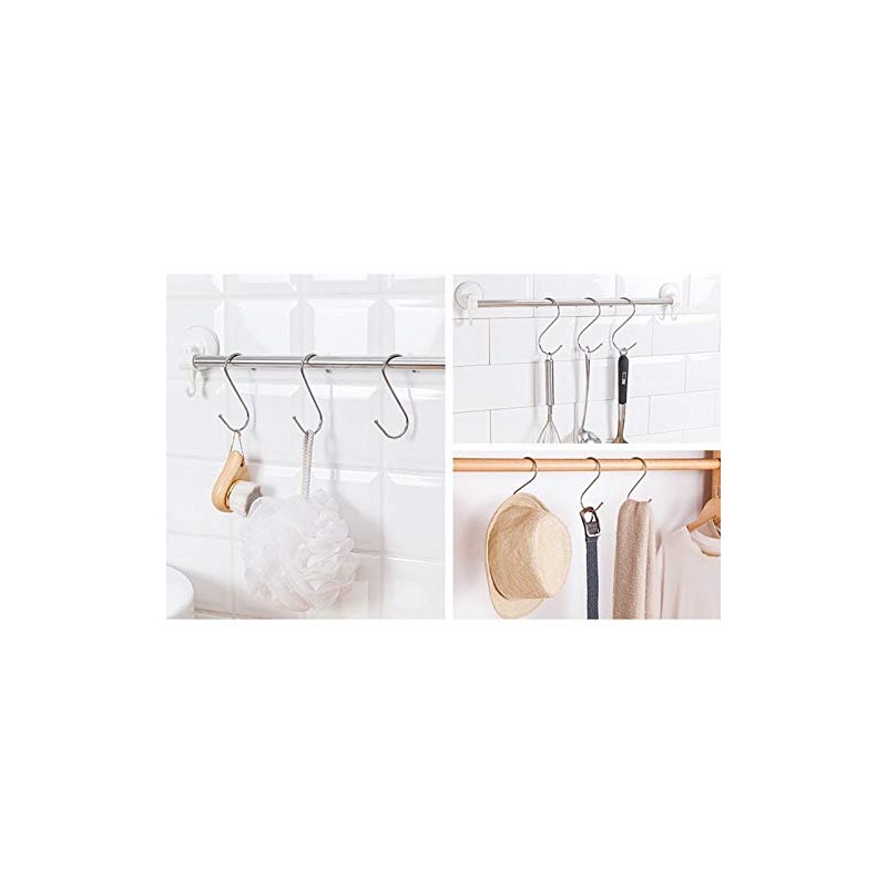 Meiyea 10pcs in Pack S Shaped Hooks Hanging Hooks Hangers