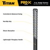 Titan Pro-X 63018 8lb Sledge Hammer, Dual-Face Sledge with Cross-Pattern