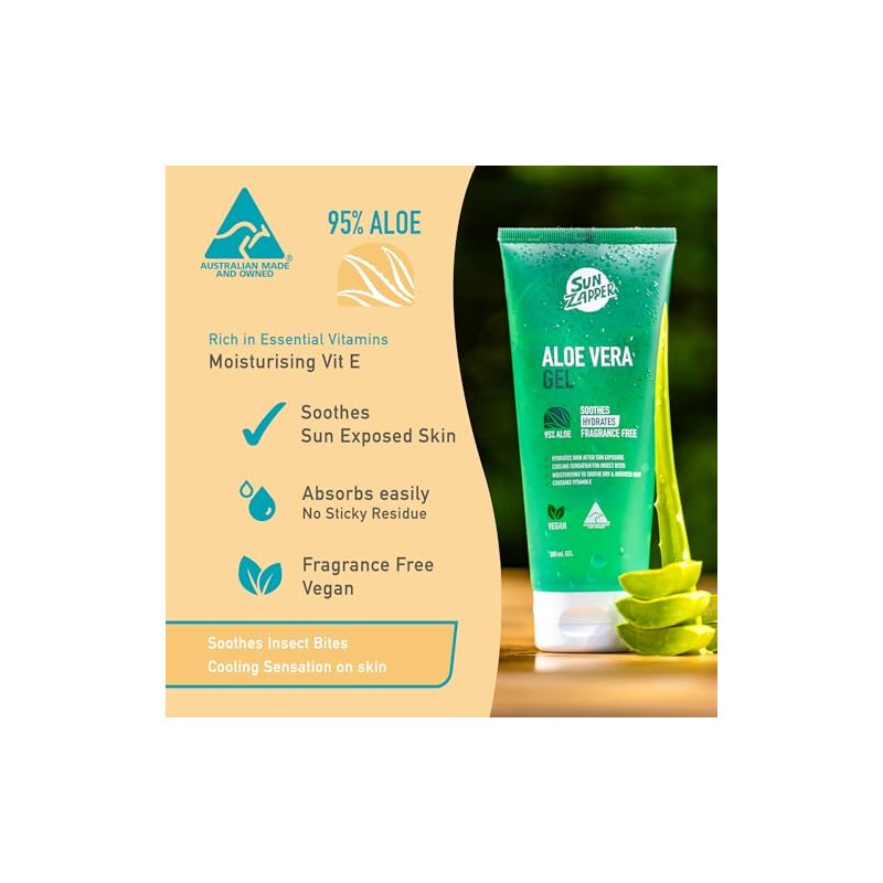 Sun Zapper Aloe Vera Gel - After Sun