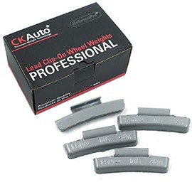 CKAuto MC-Series Coated 1.5oz Lead Clip on Wheel Weights, 25Pcs/Box