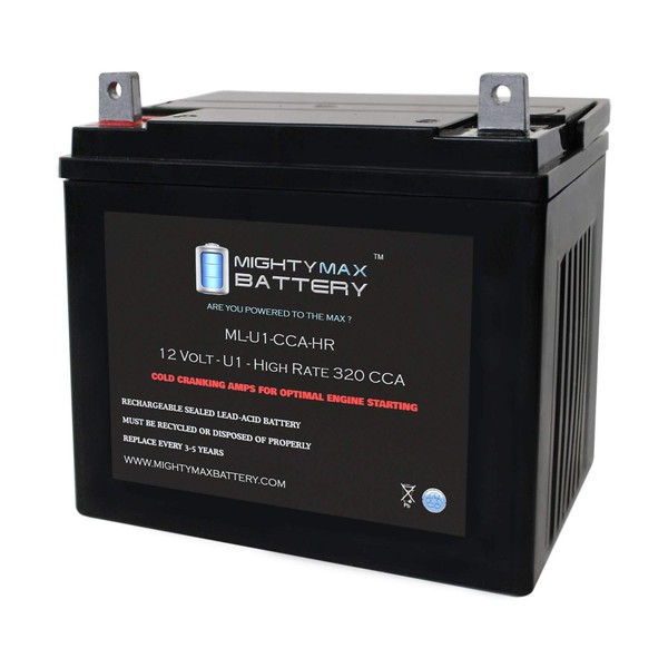 Mighty Max Battery ML-U1-CCAHR 12V 320CCA Battery for Toro Time Cutter SS4225 Lawn Mower