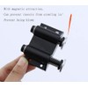 [2 Pieces] Magnetic Touch Push-Open Latch, Black Cabinet Drawer Magnet