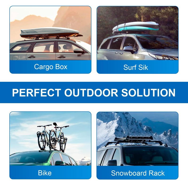 FengYu Roof Rack Cross Bars Fit for Jeep Patriot 2007-2017