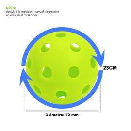 Omawrf Paquete de 16 Pelotas de béisbol de plástico para Entrenamiento, Pelotas de bateo para Entrenamiento, Pelotas Huecas y Ligeras para batear en Interiores y Exteriores (Amarillo)