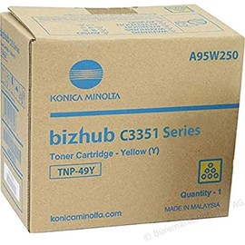 Konica-Minolta A95W250 - Toner TNP-49Y | 12000 pages | Yellow | Bizhub C3351 C3851 C3851FS