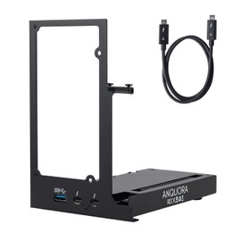 ANQUORA ANQ-L336 Mini eGPU Enclosure 40Gbps Thunderbolt3/4 USB4 for Laptop Compatible with Win/Linux/MacOS, PCIe External GPU Dock with PD 85W, Support NVIDIA/AMD, Daisy Chain, DC/ATX/SFX/Flex