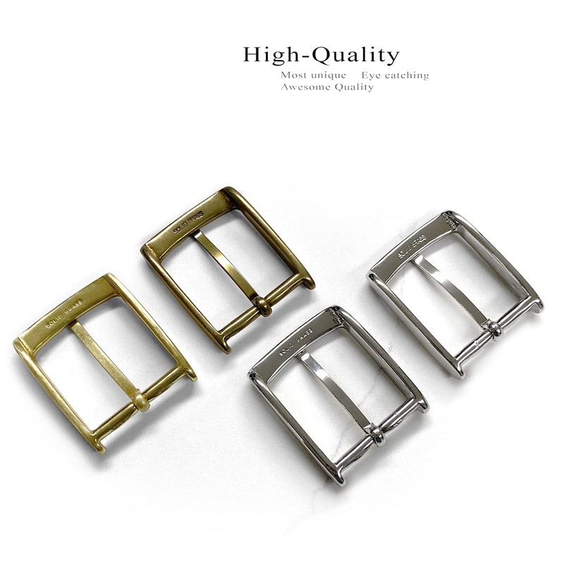 Belts.com Solid Brass Metal Buckle 1-3/8" (35mm) Wide