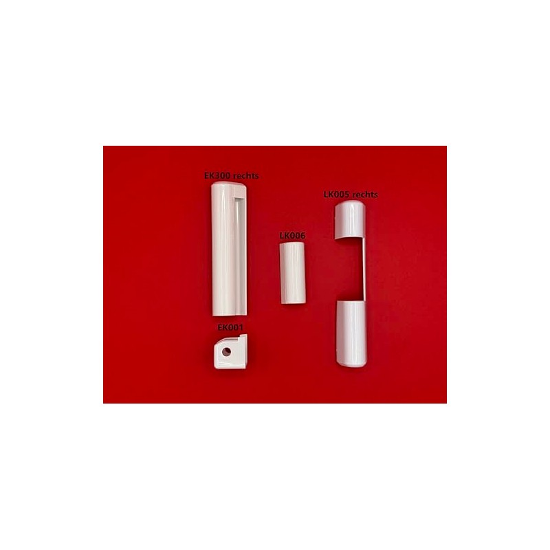 Aubi Siegenia A300 Cap Set Cover Caps White Left /