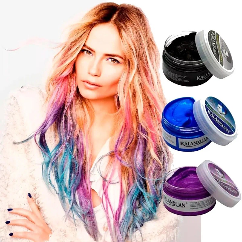 Cera Peinar Cabello Calidad Hair Wax Colores Varios Ash Full