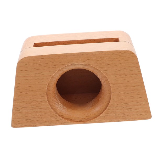 SEWACC Creative Wooden Phone Amplifier Stand Design for Enhanced Sound