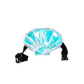 Tipsy Elves She Sells Seashell 3D Fanny Pack, Seashell (Yellow) (Without Drink Holder), One Size