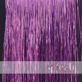 20" Shiny Hair Tinsel 100 Strands (Wisteria Lavender)