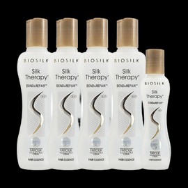 silk therapy Latest Silk Therapy Bond & Repair Hair Essence 4 x 130ml + 1 x 60ml / 최신상 실크테라피 본드 앤 리페어 헤어 에센스 130ml 4개+60ml 1개
