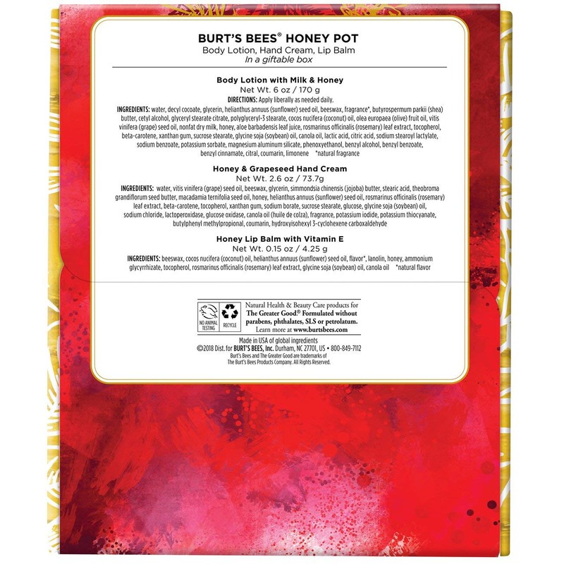 Burt's Bees Honey Pot Holiday Gift Set