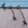 ESreake 4 Pack Branch Knobs Vintage Tree Twig Drawer Cabinet