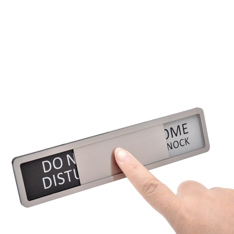 Kichwit 304 Stainless Steel Do Not Disturb Sign, Privacy Sign