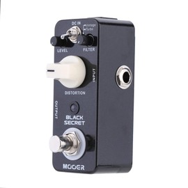 SHANGLIN Black Secret Micro Mini Distortion Electric Guitar Effect Pedal True Bypass