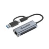 WAVLINK USB-C 2.5G Wired LAN Adapter/USB-C USB 3.0 2 in