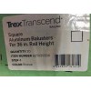 Trex Transcend BRONZE SQUARE ALUMINUM Replacement Baluster for 36" Rail