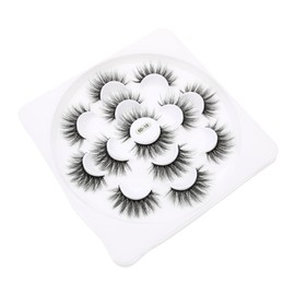 BIUDECO Natural Wispy False Lashes Individual Eyelashes Style Beauty Makeup Accessory