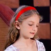 SuPoo 2 Pack Red Headbands for Women Non-Slip Silk Satin