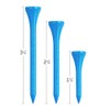IZZO Golf Wood Golf Tees, 3.25 Inch, Light Blue (Pack