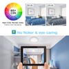 OOWOLF LED Ceiling Light, 40W 15.4 Inch Dimmable Ceiling Light