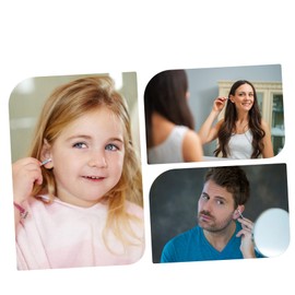 Baluue 2sets Comfortable Ear Picks Tool Kit for Earwax Removal Reusable Ear Cleaning Spoons Storage Box Smooth and Earwax Remover for Home Use Pink