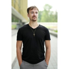 Judgement Chain Necklace Pendant Jewelry H x H Charm Small (brass)