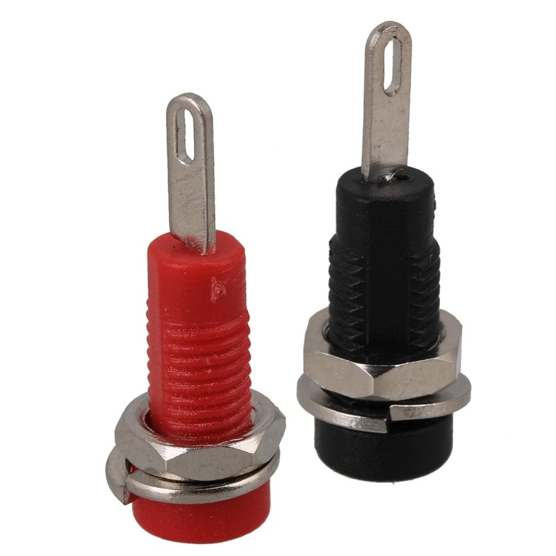 Oiyagai 10Pcs 2mm Multimeter Test Probe Binding Post Banana Jack