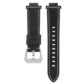Shangshi Genuine Leather Watch Bands Strap For Casio G-SHOCK GW- 9400 GW-9300 G-9300 G-9400 G-9200 GW-9200 GW-9101 GW- 9102 GW-9110 GW-9125 (Black)
