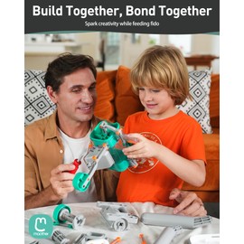 Maother pet self Feeder DIY IQ Training – 8L Large Capacity Gravity Dog Food Dispenser, DIY Puzzle Toy for Dogs Mental Stimulation, Training & Self-Feeding, Pet Feeder for Cats & Dogs - F3 V3