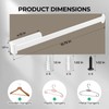 2 Pack Hanger Holder, Hanger Storage Rack for Wall, Closet