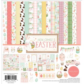 Carta Bella Collection Kit 12"X12"-Here Comes Easter