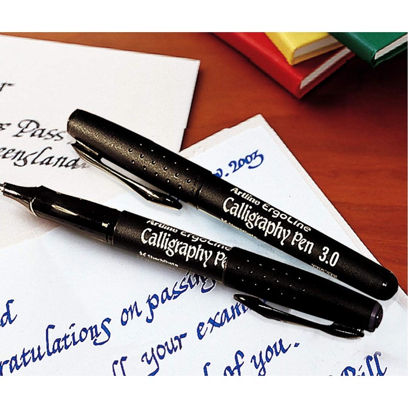 Artline Ergoline Calligraphy 1.0mm Pen - Red