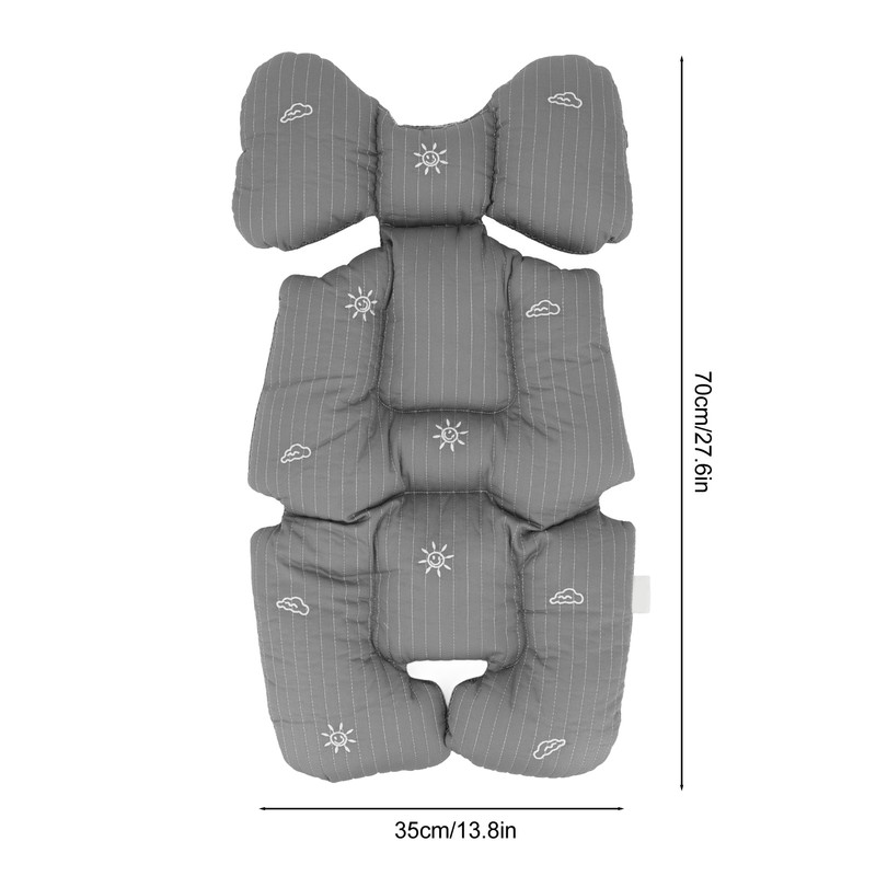Baby Stroller Cushion Cotton Liner Insert Warm Comfortable Breathable Washable