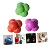 BIUDECO 3pcs Hexagonal Fitness Balls Reaction Balls for Gym Agile