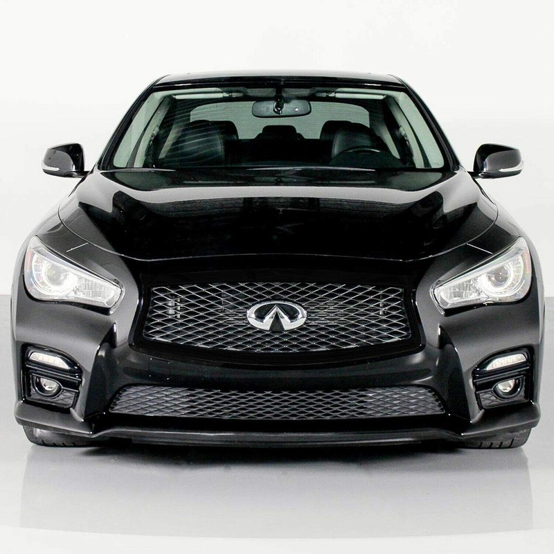 SlickMod Chrome Delete Blackout Vinyl Overlay for 2014-2017 Infiniti Q50