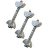 Unika Slimline Toggle Bolt for Compact Laminate Kitchen Worktop Connecting Bolts - 3 Pack