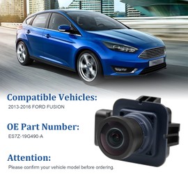 Backup Camera Compatible with Ford Fusion 2013-2016 Parking Park Assist Rear View Camera Replaces #ES7Z-19G490-A