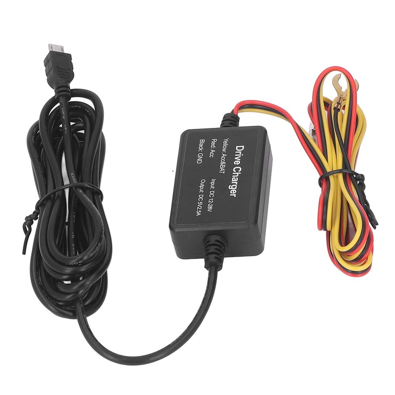 Dash Cam Hardwire Kit Rubber Metal for Mirror Cam GPS