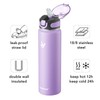 Enerbone 32 oz Insulated Water Bottle, Stainless Steel Bottle with