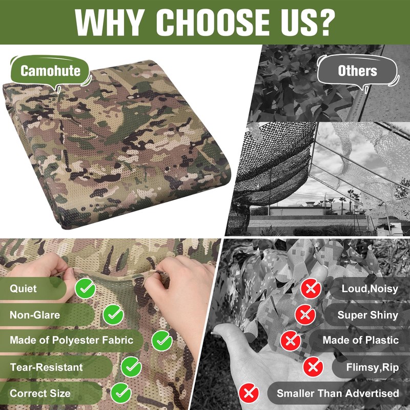 Camo Netting, Camouflage Netting, Quiet Mesh Sunshade, Fence Canopy Nets,
