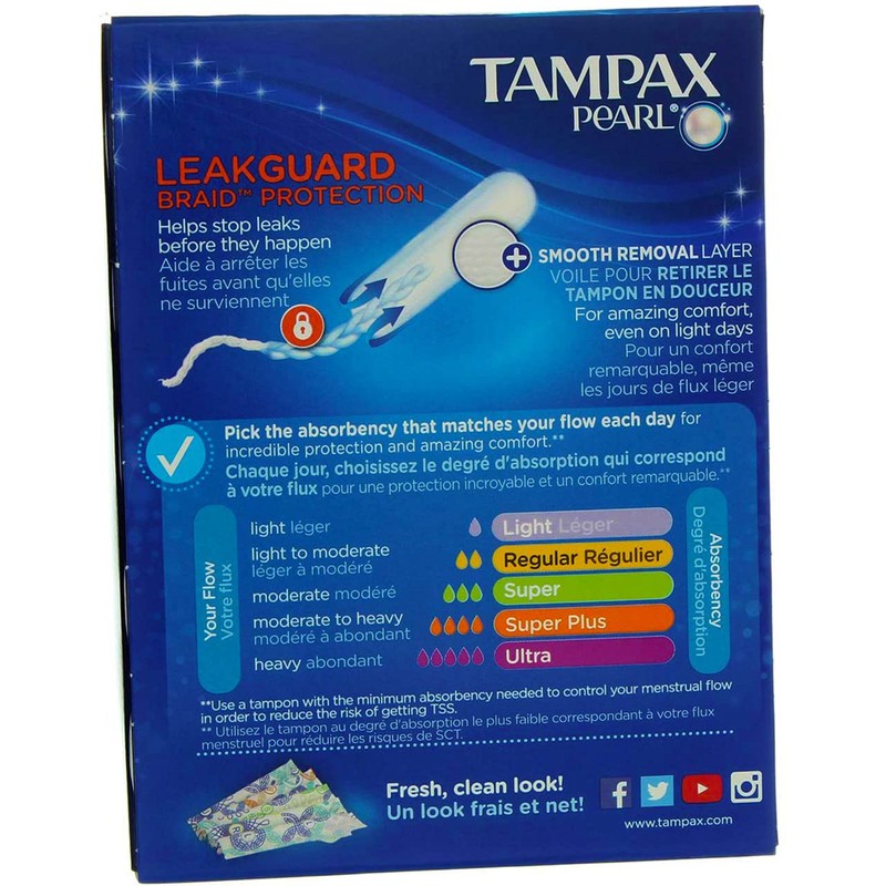 Tampons with Plastic Applicators Unscented Regular